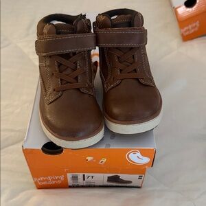 Jumping Beans Brown Kids Boots
